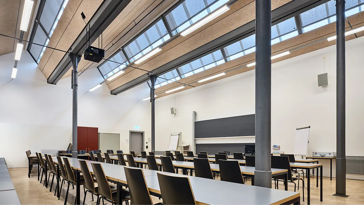 Beleuchtungssanierung Universität Liechtenstein