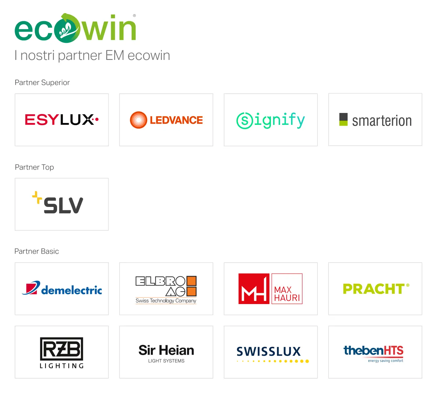 I nostri partner EM ecowin