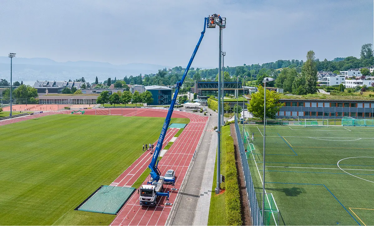 Beleuchtungssanierung der Sportanlage Meilen