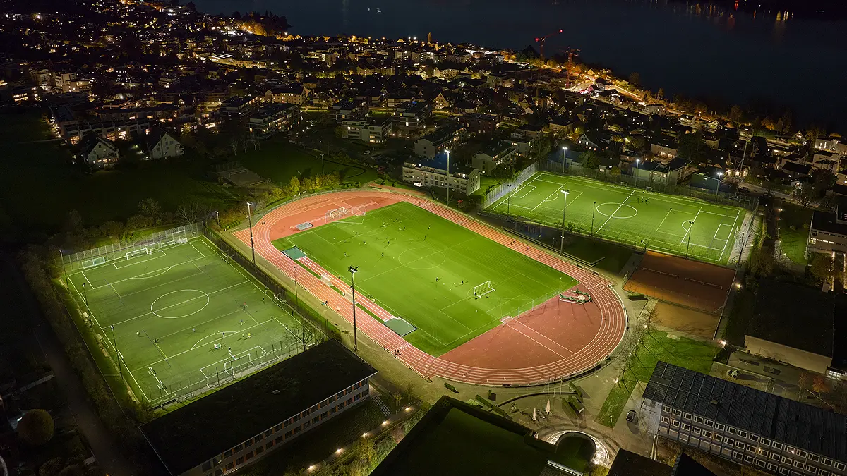 Beleuchtungssanierung der Sportanlage Meilen